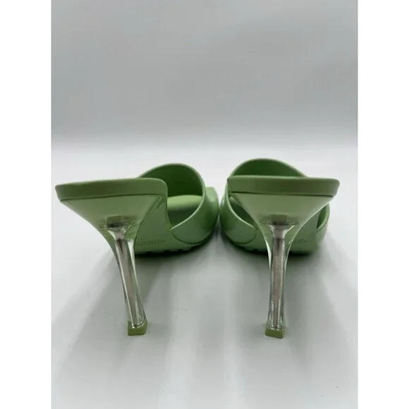 Women’s Bottega Veneta Rubber Mule Sandals in color pistachio Size 41 - Picture 4 of 6